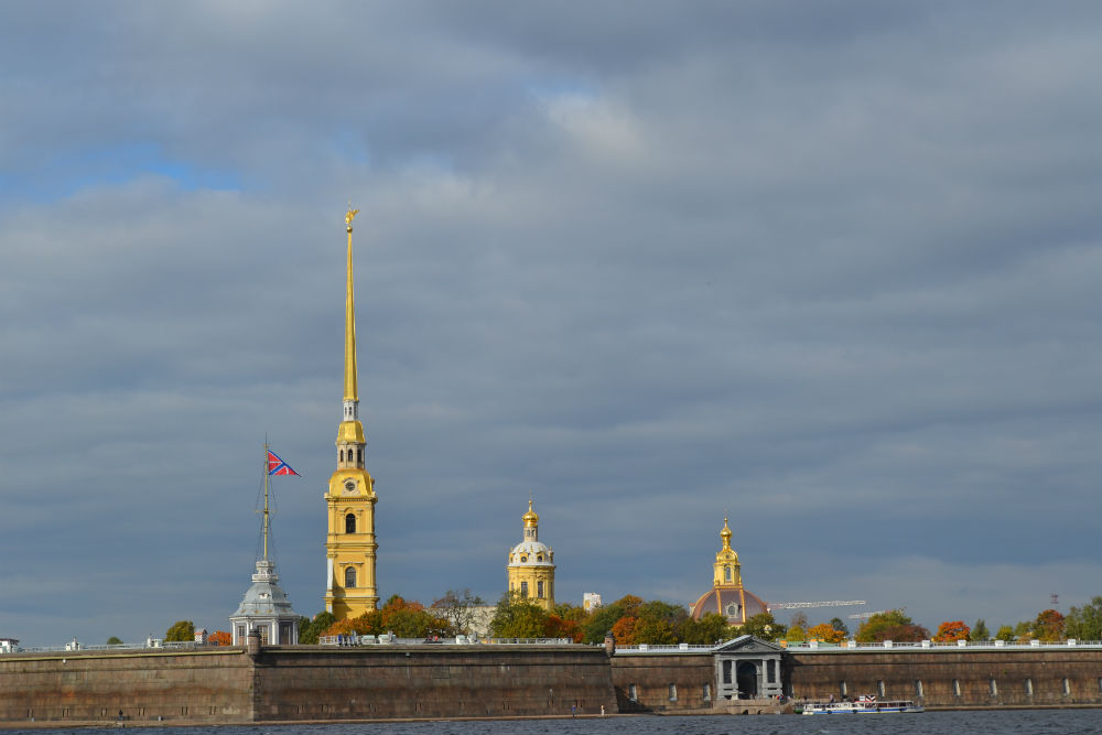 The Attractions Of St. Petersburg. Peter and Paul Cathedral