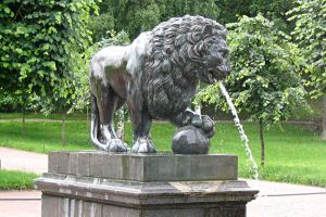 Lion cascade in Peterhof